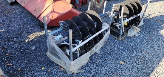 New JCT Skidloader PHD w/12" & 18" Augers