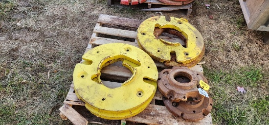 4-John Deere Rear Wheel Weights