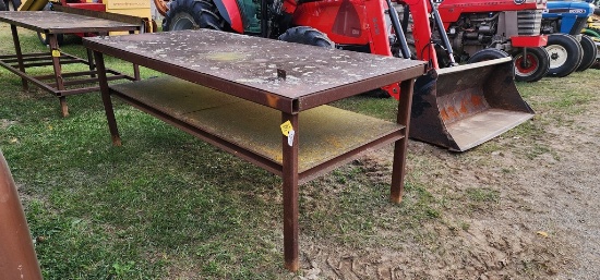 4' x 81/2' Metal Table
