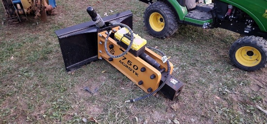 New AgroTk 750 Skidloader Rock Hammer