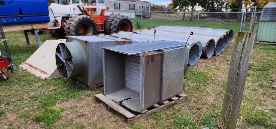 Approximately 150' Exhaust Fan System