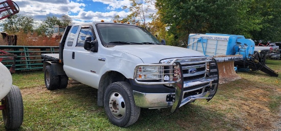 2004 F-350 Flat Bed Truck (TITLE) (TURNS OVER) (AS IS)