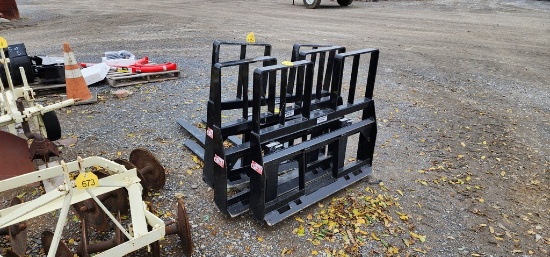 New Kivel 4200lb. Skidloader Forks