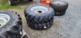 2-New Titan 12.4-24 Tires & Rims