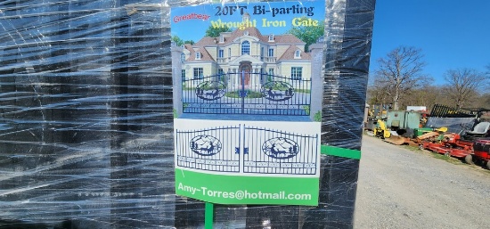 New 20' Wrought Iron Elk Gates