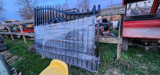New 20' Wrought Iron Elk Gates