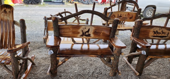 New Wolf Park Bench