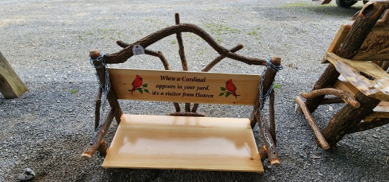 New Cardinal Porch Swing