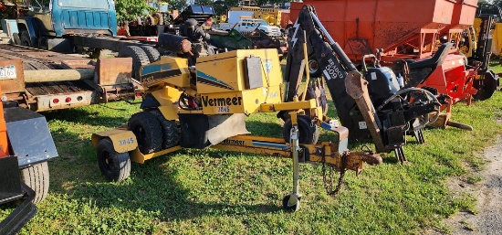 2005 Vermeer SC252 Stump Grinder W/Trailer (RUNS)