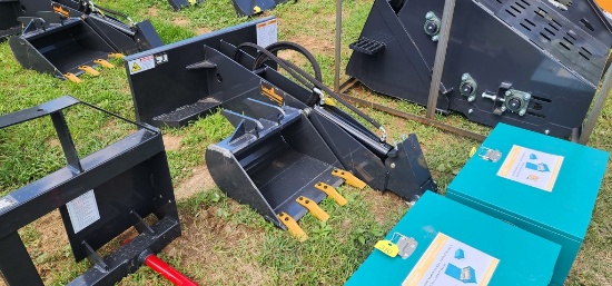 New Land Honor Skidloader Backhoe