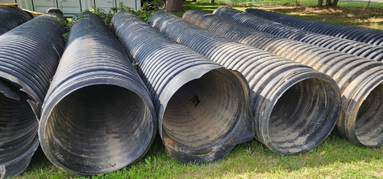 2 1/2'x20' Black Culvert Pipe