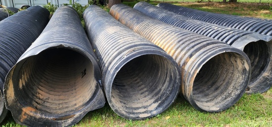 2 1/2'x20' Black Culvert Pipe