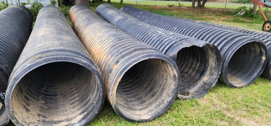2 1/2'x20' Black Culvert Pipe