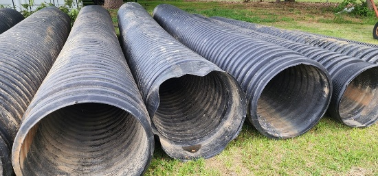 2 1/2'x20' Black Culvert Pipe
