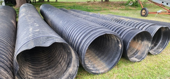 2 1/2'x20' Black Culvert Pipe