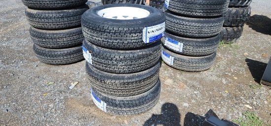 New 4-205/75R15 VitourNeo Trailer Tires & Rims