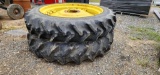 2-Good Year 320/90R46 Tires & Rims