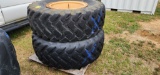 2-Michelin 17.5R25 Tires & Rims