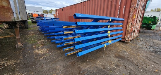 New Blue Bale Wagon Frame