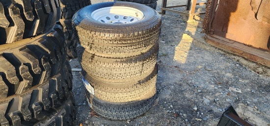 New 4-Vitour Neo Trailer Tires & Rims
