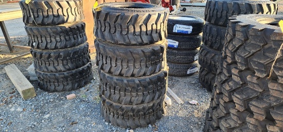 New 4-Forerunner 12-16.5 Skidloader Tires