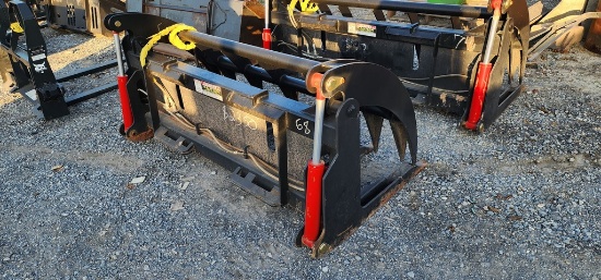 New 68" Skidloader Root Rake Grapple
