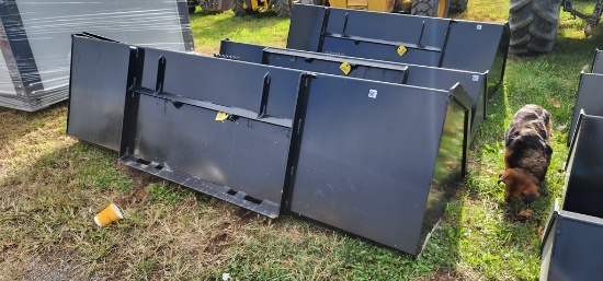 New 96" Skidloader Material Bucket