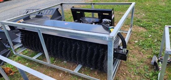 New Wolverine 6' Skidloader Sweeper