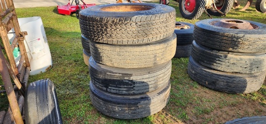 4-275/80R22.5 Truck Tires & Rims