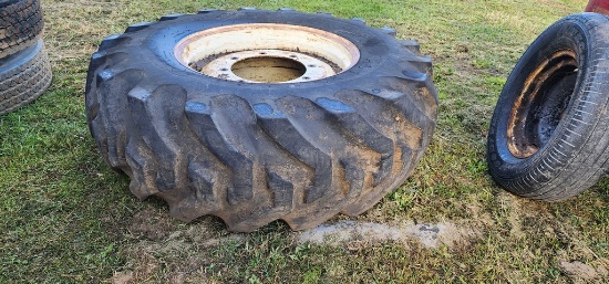 1-18.4-28 Firestone Tractor Tire & Rim