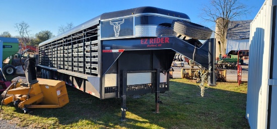 2019 EZ Rider 7'x36' Livestock Trailer (TITLE)