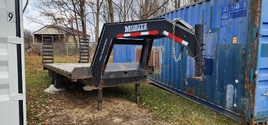 2014 Moritz 2 Axle Gooseneck Trailer (TITLE)