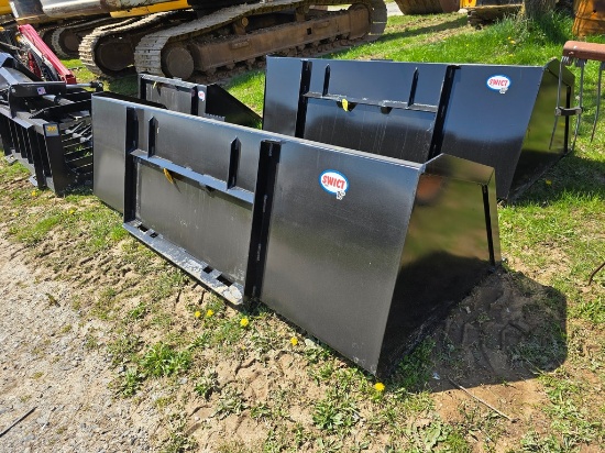 New Swict 96" Skidlaoder Material Bucket
