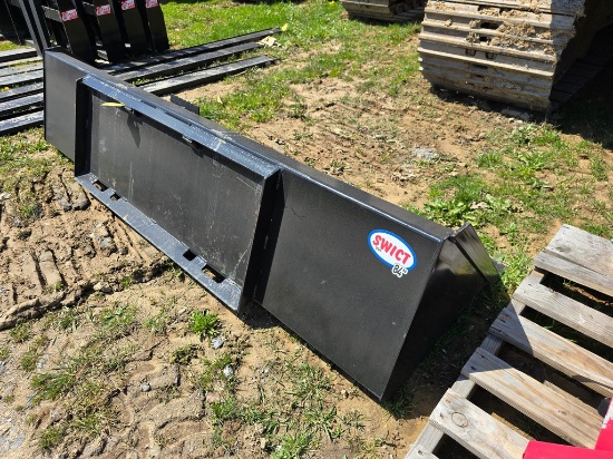 New Swict 84" Skidlaoder Bucket
