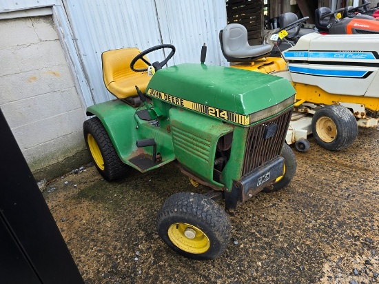 John Deere 214 Riding Mower (AS IS)