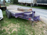 2 Axle Fender Trailer (NO TITLE)