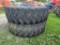2-Firestone 20.8R42 Tires & Rims