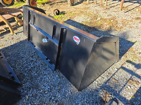 New Swict 84" Skidloader Material Bucket