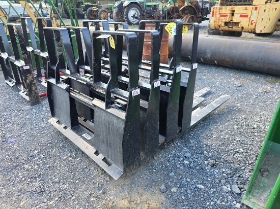 New Kivel Bucket 4200lb. Skidloader Forks