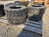 New 4-Forerunner 10x16.5 Skidloader Tires