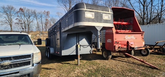 1997 Big Valley Gooseneck Tandem Trailer (TITLE)
