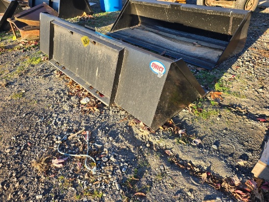 New Swict 78" Skidloader Bucket