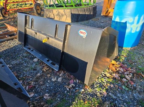New Swict 84" Skidloader Material Bucket