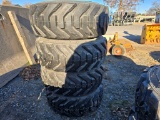 New 4-12-16.5 Forerunner Skidloader Tires & Rims
