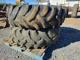 2- Good Year 18.4-34 Tires & Rims