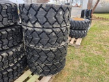 New 4- 10-16.5 Forerunner Heavy Duty Skidloader Tires