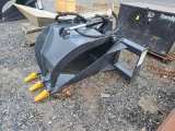 New Skidloader Stump Grapple Bucket