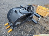 New Skidloader Stump Grapple Bucket