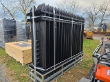 New All Metal 8'x6' Powder Coated Steel Site Fence
