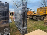 New All Metal 7'x20' Metal Farm Driveway Gate Set